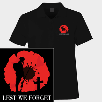 Remembrance Day Polo Shirt Lest We Forget (8)