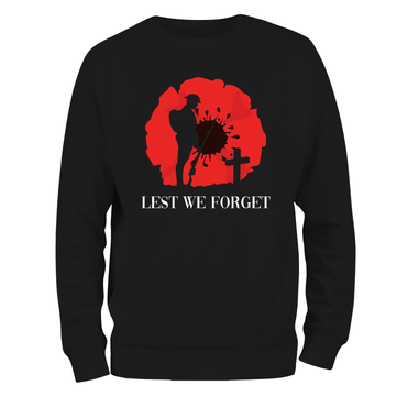 Remembrance Day Sweatshirt Lest We Forget (8)