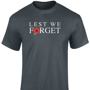 Remembrance Day T Shirt Lest We Forget (9)