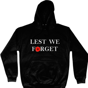 Remembrance Day Hoodie Lest We Forget