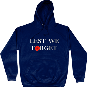 Remembrance Day Hoodie Lest We Forget