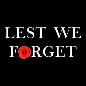 Remembrance Day Hoodie Lest We Forget
