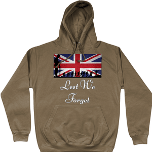 Remembrance Day Hoodie Lest We Forget Montage