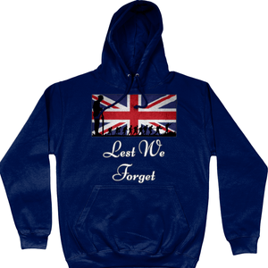 Remembrance Day Hoodie Lest We Forget Montage