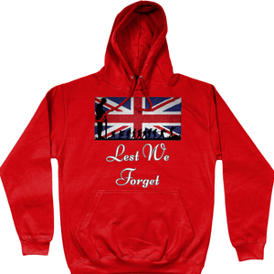 Remembrance Day Hoodie Lest We Forget Montage