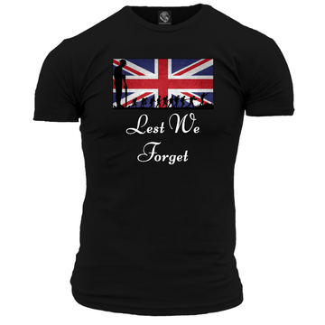 Remembrance Day T Shirt Lest We Forget Montage