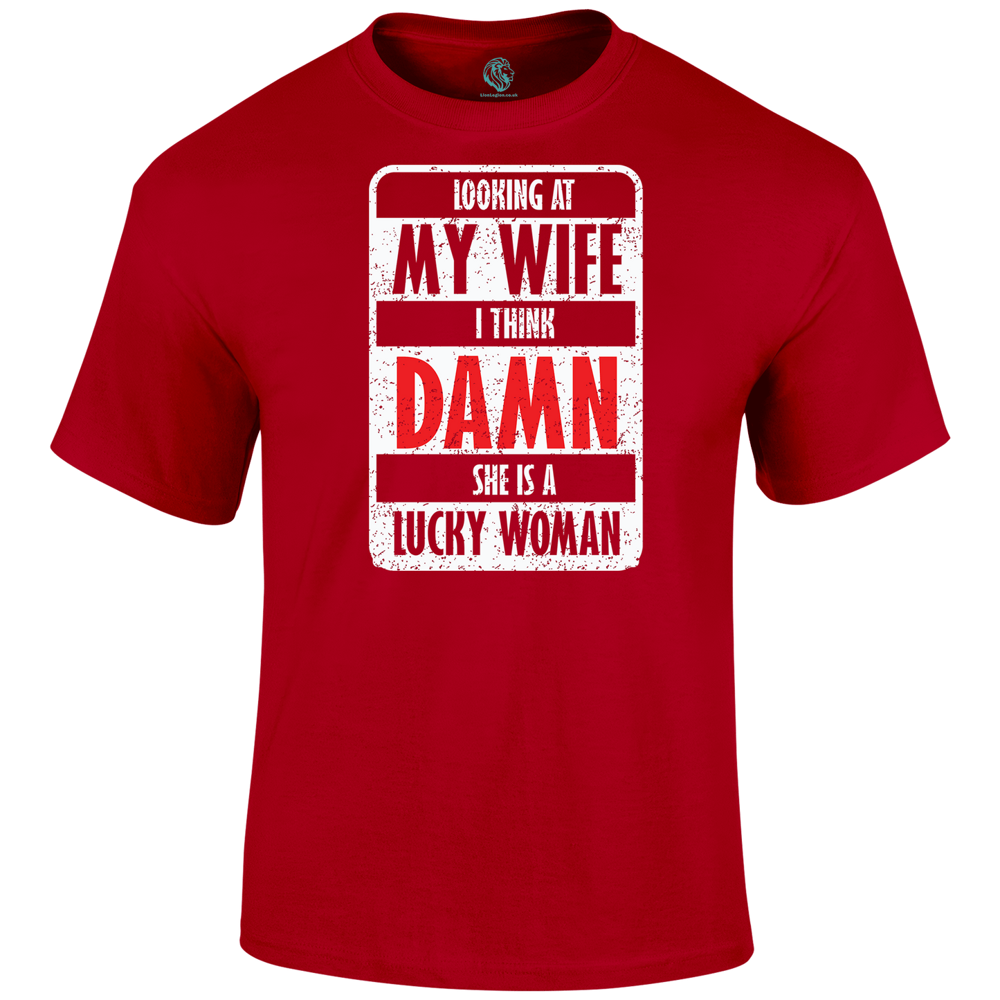 Funny T Shirt Lucky Wife Quote