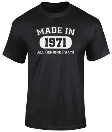 Made In 1971 T Shirt