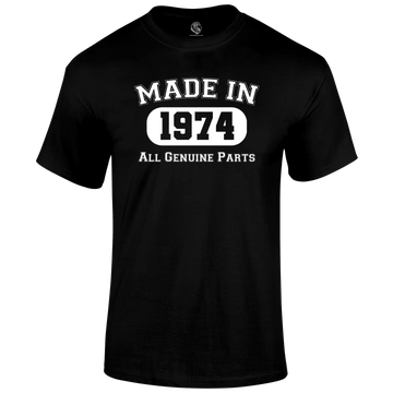 Made In 1974 T Shirt