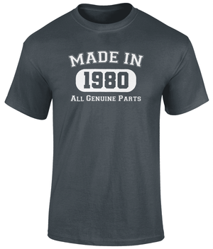 Made In 1980 T Shirt