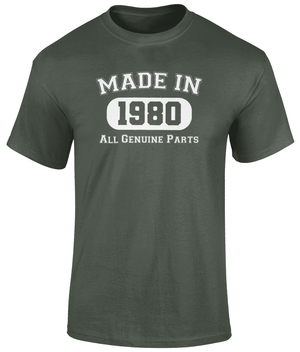 Made In 1980 T Shirt