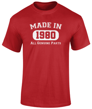 Made In 1980 T Shirt