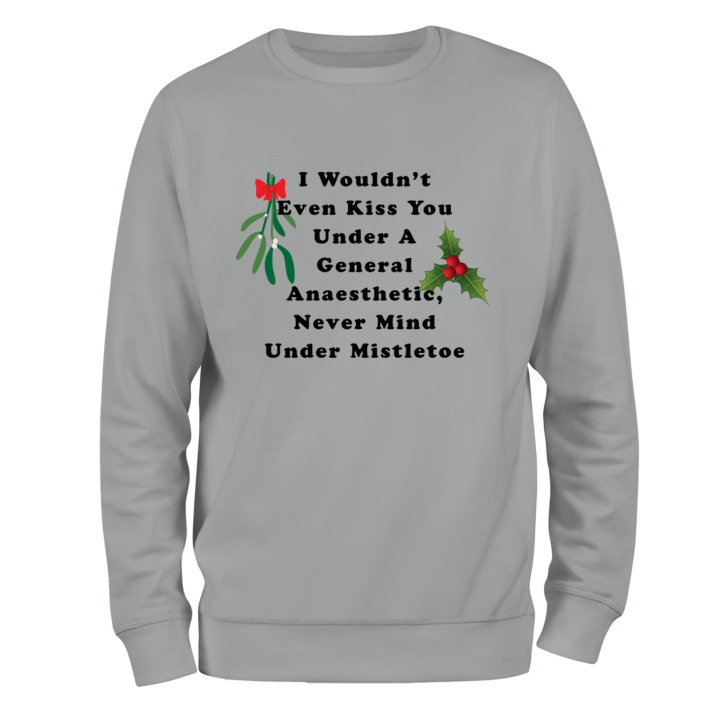 Mistletoe Kiss funny Christmas Jumper