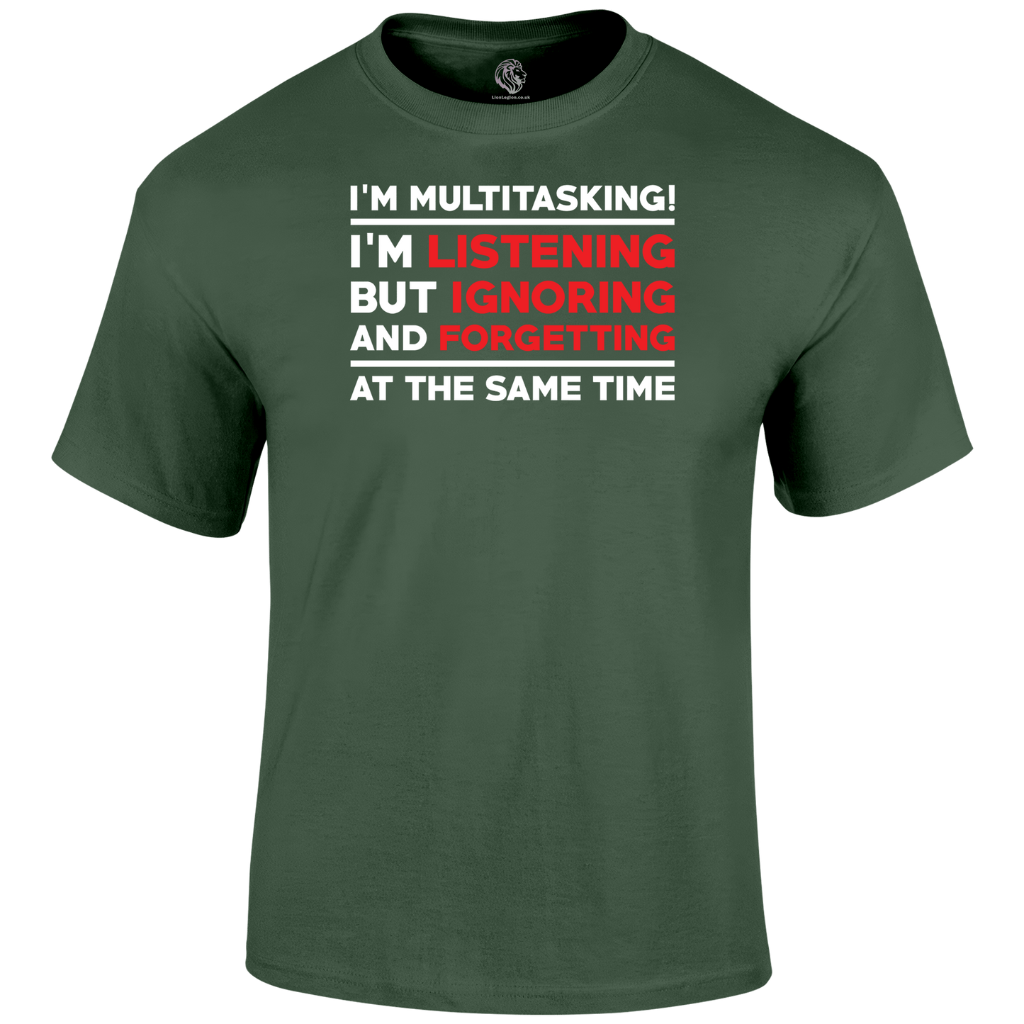 funny t shirt I'm Multitasking