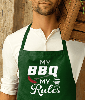 My BBQ My Rules Premier Cotton Apron