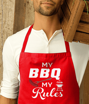 My BBQ My Rules Premier Cotton Apron