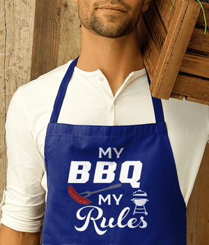My BBQ My Rules Premier Cotton Apron