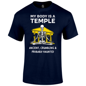 Funny Gym T Shirt My Body Temple