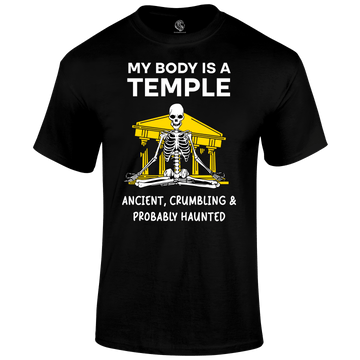 Funny Gym T Shirt My Body Temple