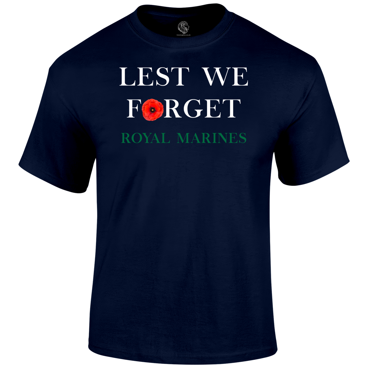 Royal Marines Lest We Forget T Shirt