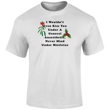 Christmas Tees Naughty Mistletoe T Shirt