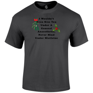 Christmas Tees Naughty Mistletoe T Shirt