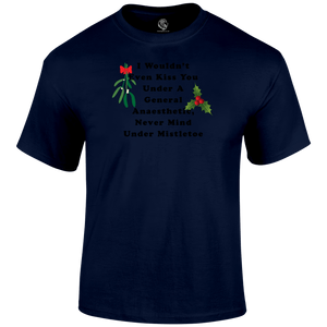 Christmas Tees Naughty Mistletoe T Shirt