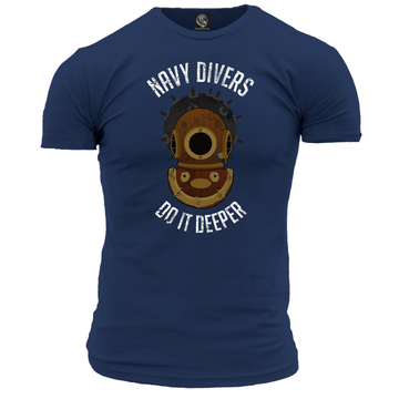 Navy Divers Unisex T Shirt