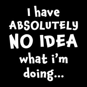 Funny BBQ Apron No Idea