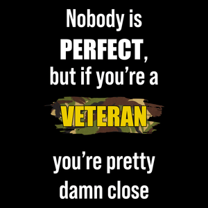 Veteran Hoodie Nobody Is Perfect