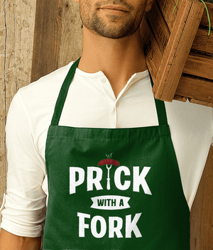 Prick With A Fork Premier Cotton Apron