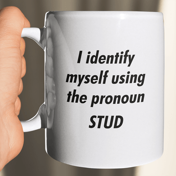 Pronoun Stud Jumbo Mug