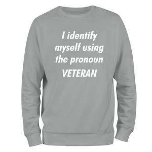 Pronoun Veteran Sweatshirt