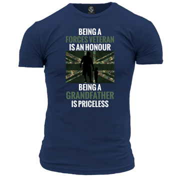 Proud Veteran Grandfather T Shirt