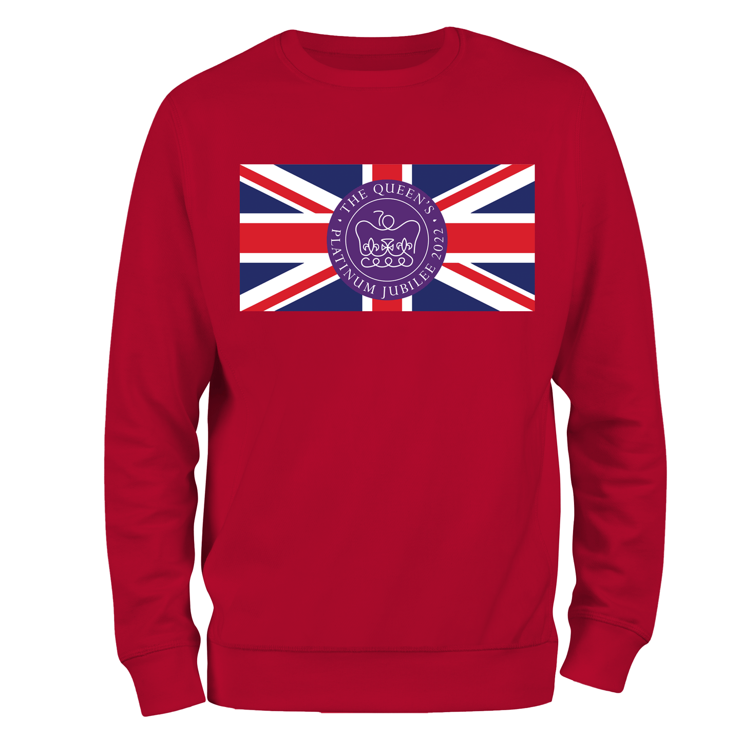 Queen's Platinum Jubilee Flag Sweatshirt