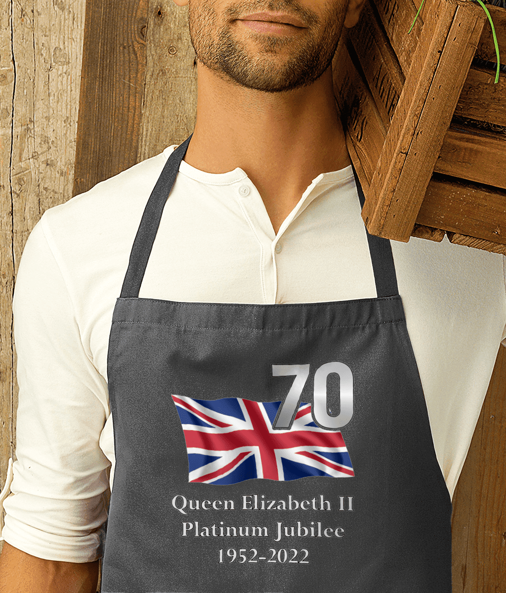 Queen's Platinum Jubilee Premier Cotton Apron