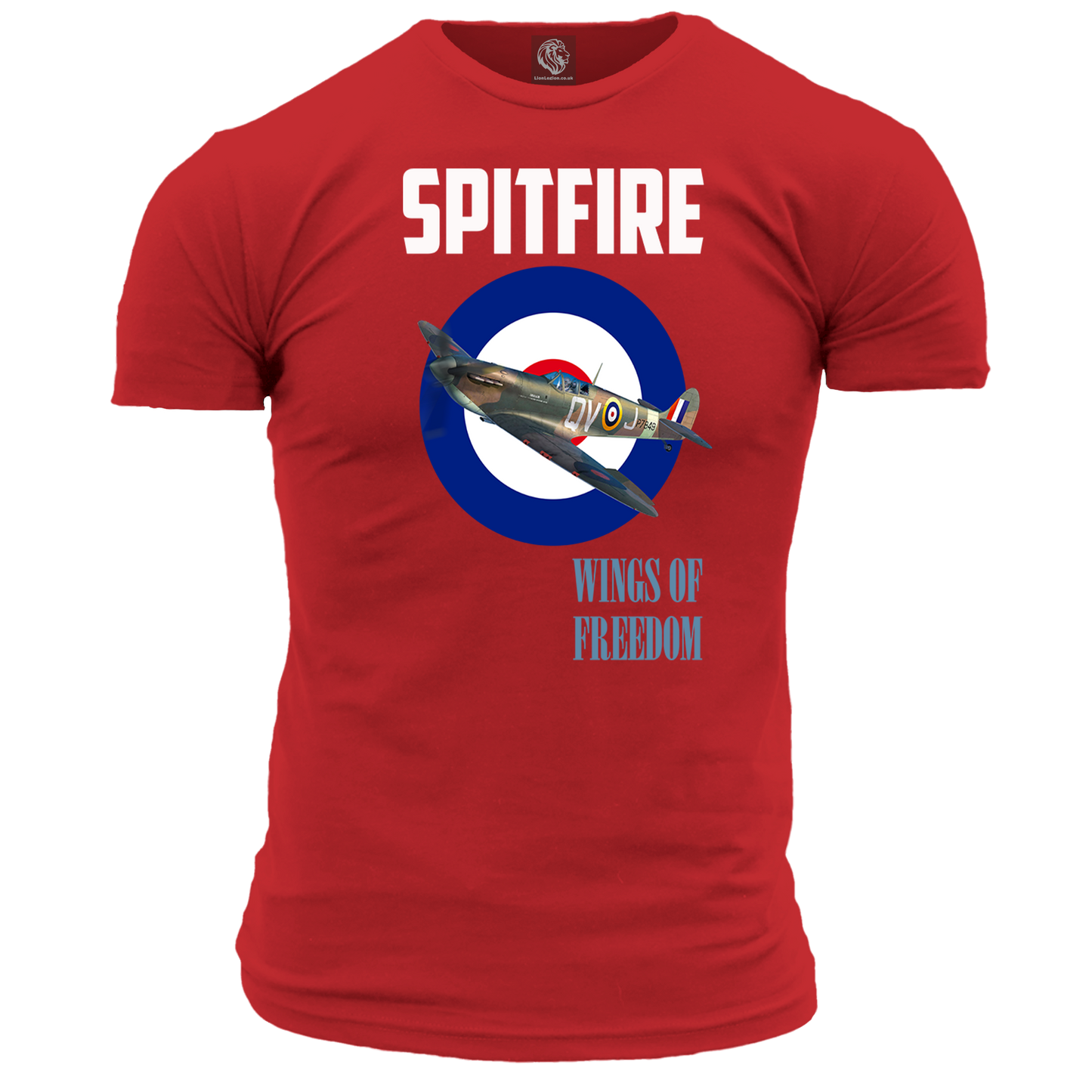 Spitfire Wings Of Freedom T Shirt