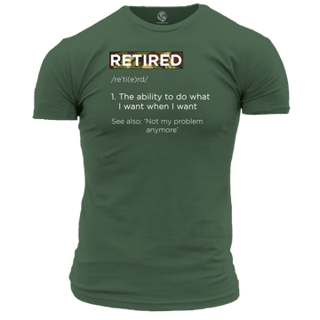 Retired Definition T Shirt