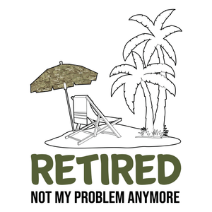 Veteran Mug Retired Not My Problem (MTP) Jumbo Mug