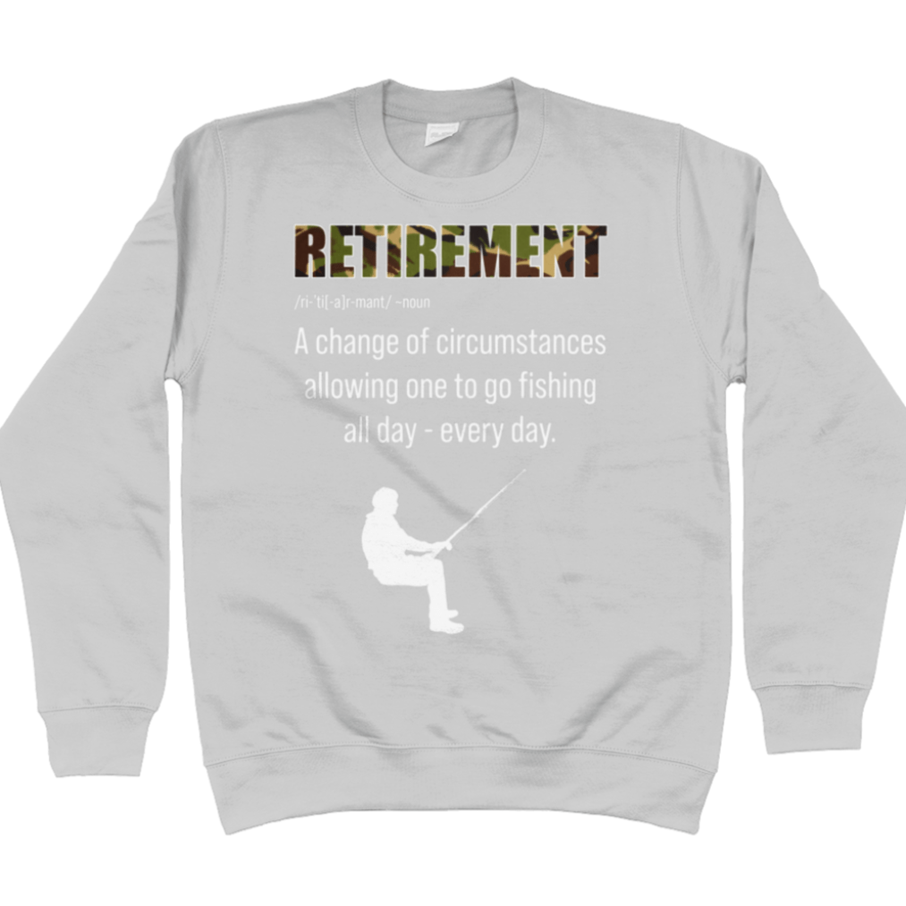 Veteran Fishing Sweatshirt Retirement And Fishing
