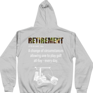 Veteran Golf Hoodie Retirement And Golf Hoodie