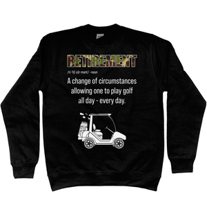 Veteran Golf Sweatshirt Retirement And Golf Sweatshirt