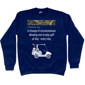 Veteran Golf Sweatshirt Retirement And Golf Sweatshirt