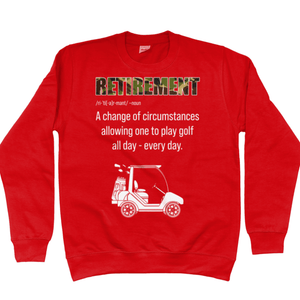 Veteran Golf Sweatshirt Retirement And Golf Sweatshirt