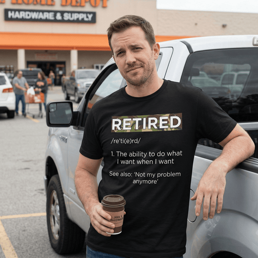 Retired Definition T Shirt by Lion Legion