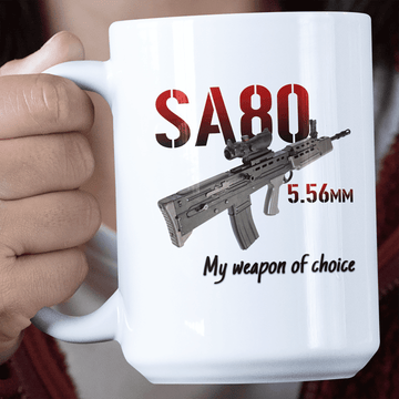 Veteran Mug SA80 My Weapon Of Choice Jumbo Mug