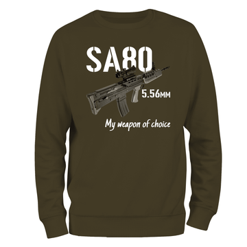 Veteran Sweatshirt SA80 My Weapon Of Choice