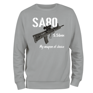 Veteran Sweatshirt SA80 My Weapon Of Choice