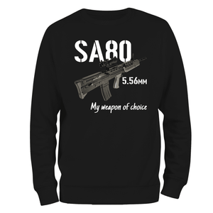 Veteran Sweatshirt SA80 My Weapon Of Choice
