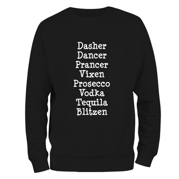 Funny Christmas Jumper Santa's Reindeer